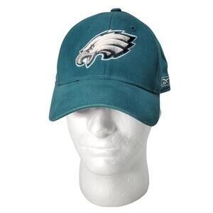 Philadelphia Eagles NFL Football Reebok Green Fitted Hat Cap